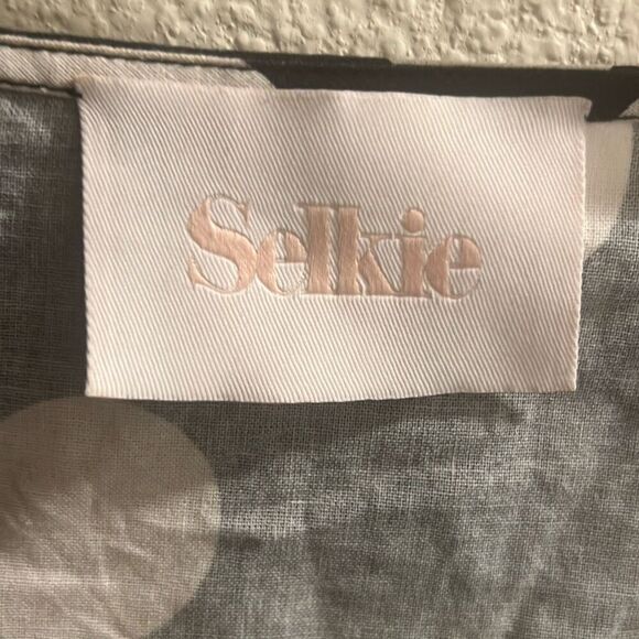 ✨Selkie Polka Dot Wrap Sz Large Blouse✨ - Picture 5 of 7